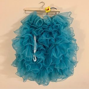 Turquoise Loofah Costume